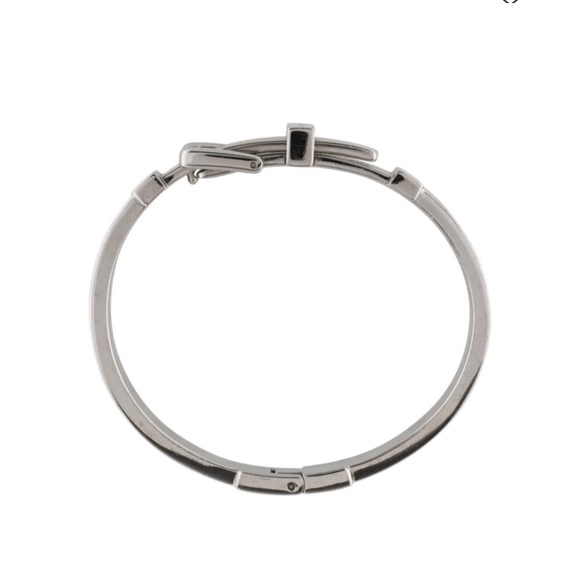 NWT Michael Kors buckle bangle w gift box & bag pink & Silver tone - Picture 4 of 7